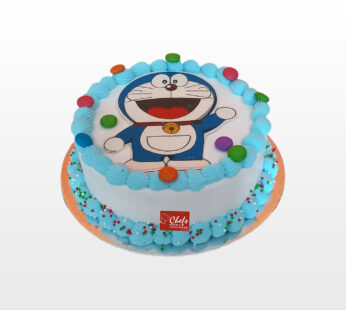 Photo Printed Doraemon Cake