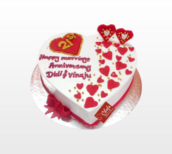 White Red Ribbon Love