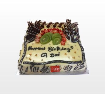 Vanilla Rectangle Cake