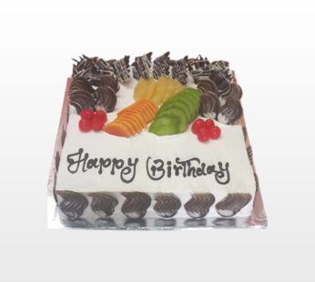 White Chocolate Rectangle Cake